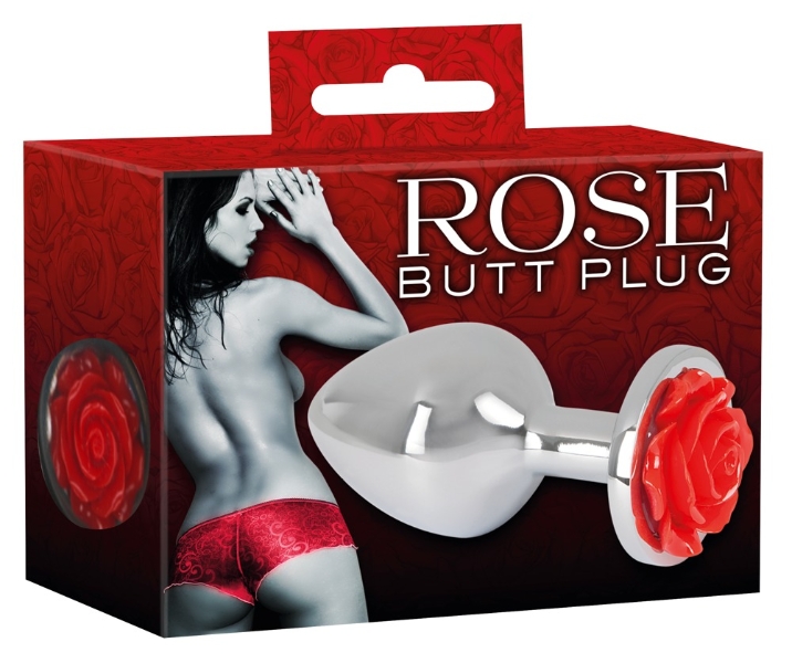 You2Toys ALUMINIUM BUTT PLUG ROSE 7 cm