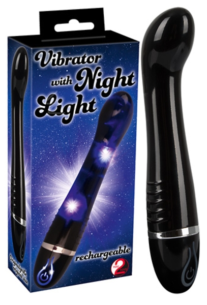 You2Toys VIBRATOR NIGHT LIGHT BLACK 14.5 cm