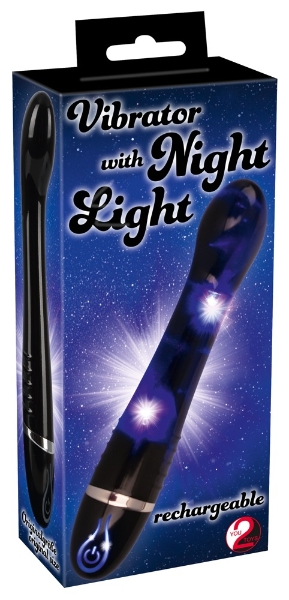 You2Toys VIBRATOR NIGHT LIGHT BLACK 14.5 cm