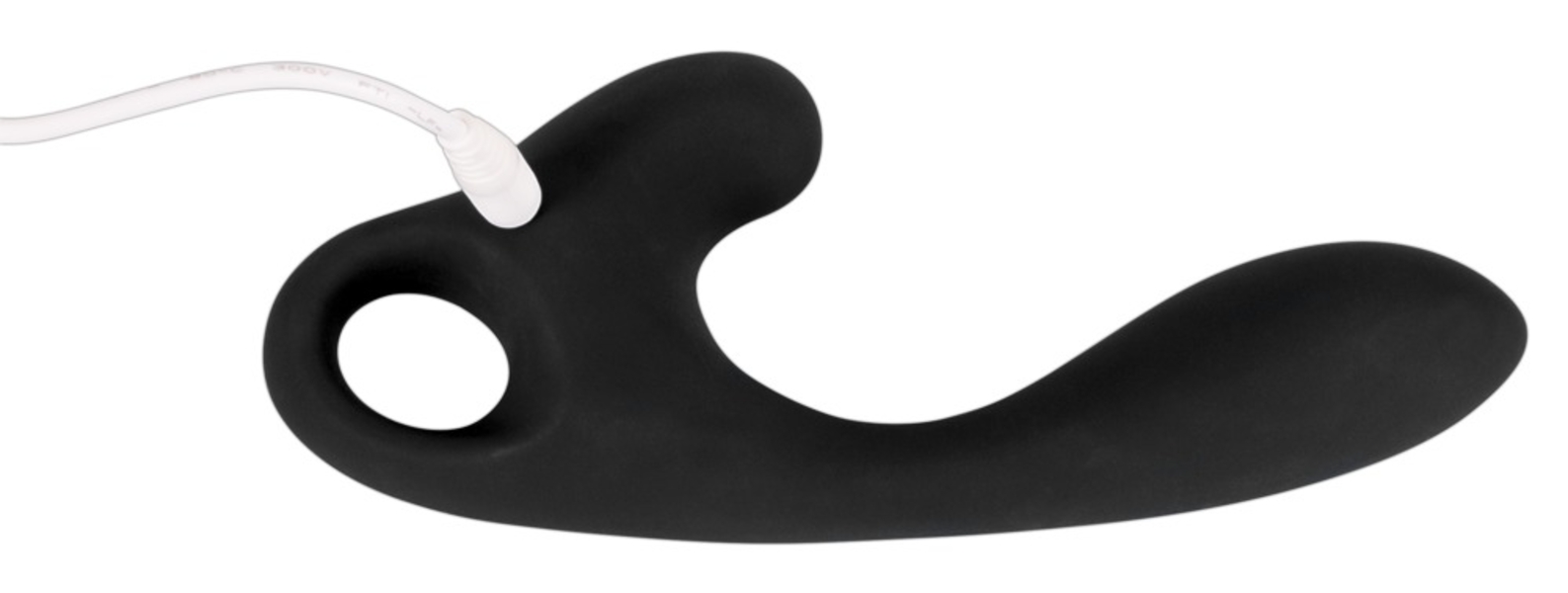 Lust VIBRATOR WITH RETRACTION RING BLACK 9.5 cm