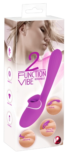 You2Toys 2-FUNCTION BENDABLE VIBE 14.5 cm