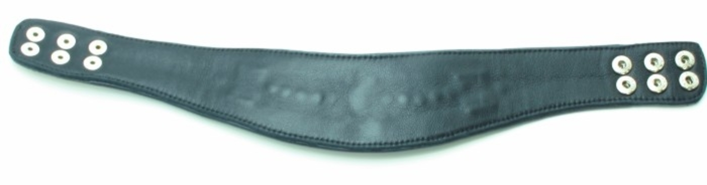 BDSM Arsenal COLLAR WITH RIVETS BLACK & RED