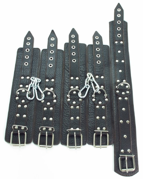 BDSM Arsenal BDSM ACCESSORIES SET BROWN