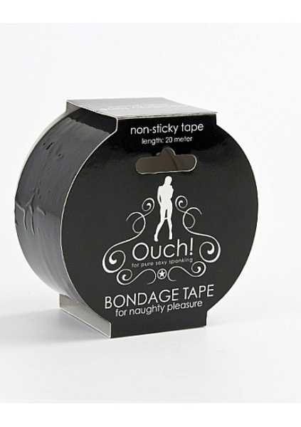 Shots - Ouch! BONDAGE TAPE BLACK 20 m