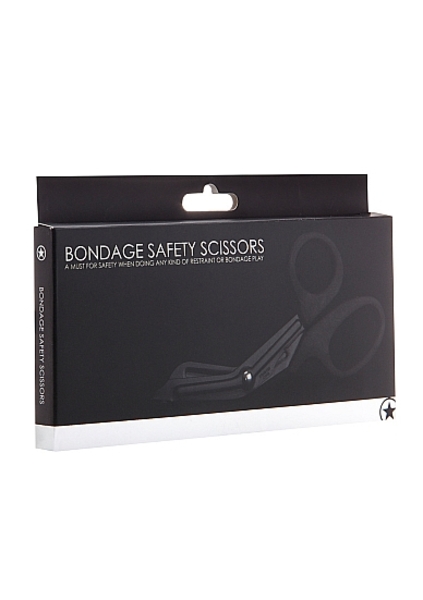 Shots - Ouch! BONDAGE SAFETY SCISSORS BLACK