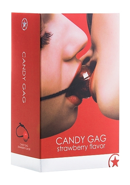 Shots - Ouch! CANDY GAG WITH STRAWBERRY FLAVOUR RED