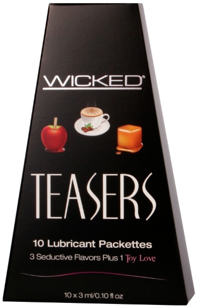 Wicked Sensual Care TEASERS LUBRICANT PACKETTES 10 x 3 ml